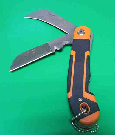 Двулезвийный нож электрика  MAGNUSSON БУ