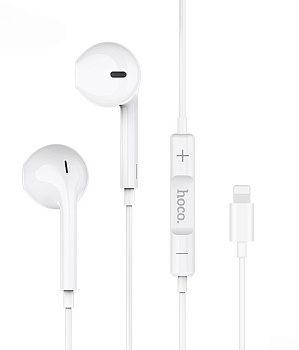 Наушники Hoco L7 Original series Lightning converse earphone White