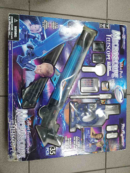 MicroScience Microscope and Telescope Value Pack