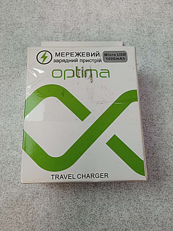 СЗУ Optima Micro USB 1000 mAh