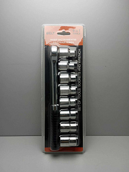 Набір інструментів BELT 9в1: головки+ключ арт.92987