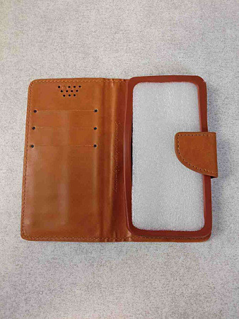 Universal Book Cover Goospery Canvas Diary 4.5" Red