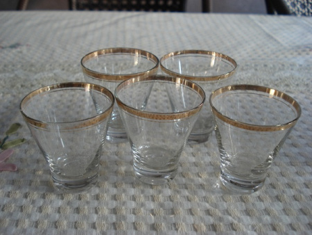 Рюмки стеклянные 5 шт БУ