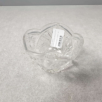 Салатник круглый хрустальный 10-15 см