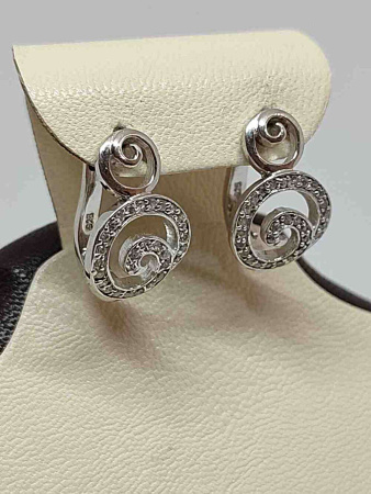 2820112019.22 Серьги 925 8,16/7,00 Б/В БУ