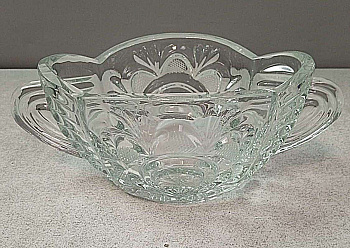 Конфетница овальная хрустальная (10-15 см)