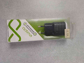 СЗУ 2USB Optima Force (2.1A) Black