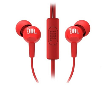 JBL C100si Red + mic + button call answering