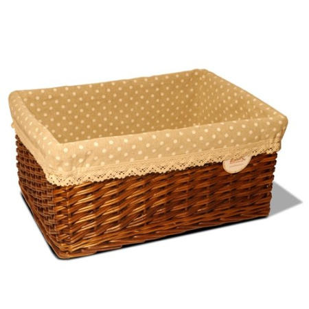 Корзина плетеная 37х20х27 см БУ