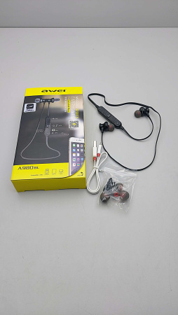 Stereo Bluetooth Headset Awei A980 Sport Black