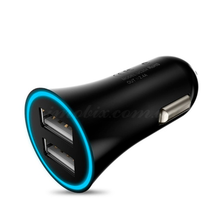 АЗУ 2USB Hoco UC204 (2.4A) Black