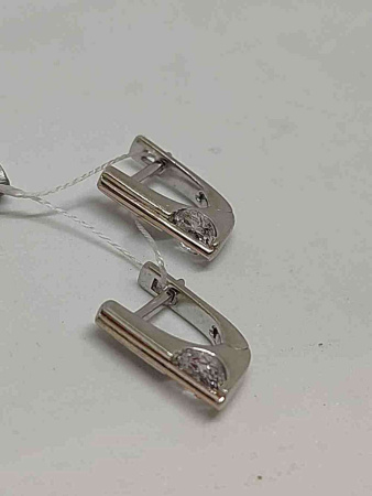 2808062022.30 Серьги 925 3,75/3,30 Б/В БУ