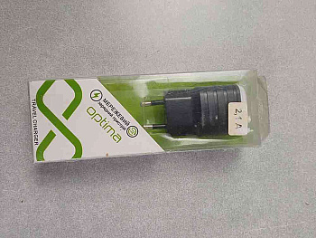 СЗУ 2USB Optima (2.1A) Black