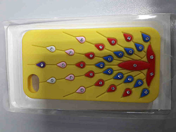 Чехол Swarovski iPhone 4/4S Yellow