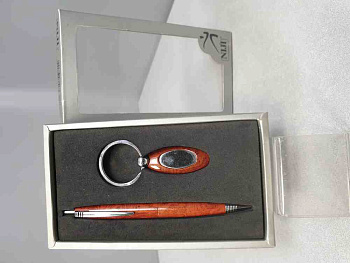 Подарочный набор ручка брелок