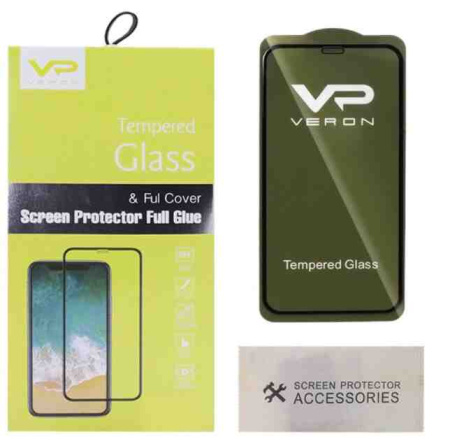 Защитное стекло Veron Slim Full Cover iPhone 6S — Black 