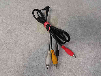 Кабель 2,5"-3RCA 1m