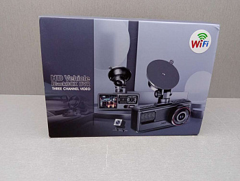 Vehicle Blackbox DVR three channel camera