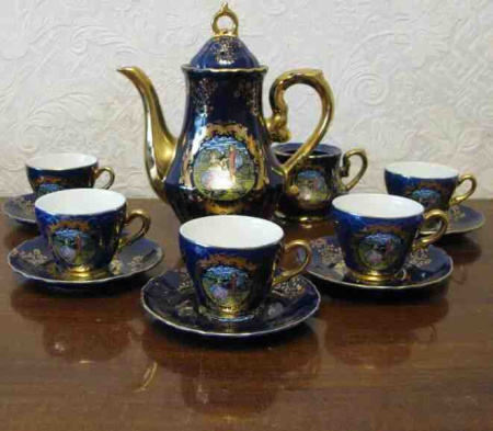 Сервиз фарфоровый кофейный Yamayo Grace БУ