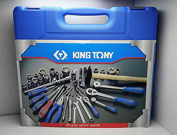 King Tony 1/4"+1/2" 77 шт (7577MR)