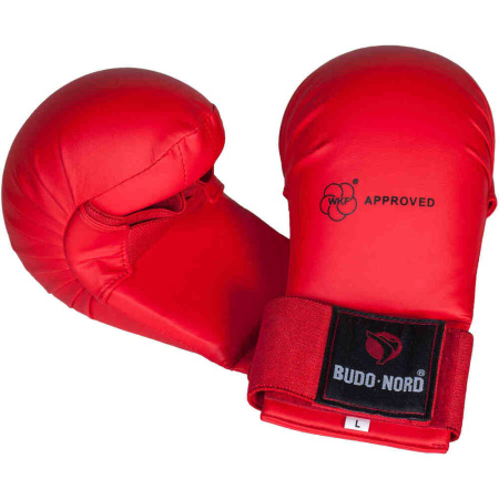 Перчатки для карате Budo-Nord WKF Approved Red 