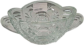 Конфетница овальная хрустальная (10-15 см)