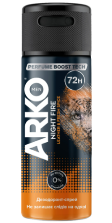 ARKO MEN Night Fire спрей 150 мл арт.136706 БУ