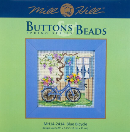 Mill Hill MH14-2414 Blue Bicycle / Блакитний Велосипед БУ
