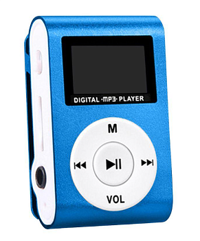 MP3 player SLIM pink + LCD + HF