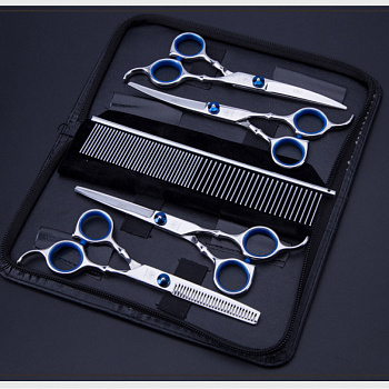 Professional-set-5in1-for-grooming-animal-grooming-scissors-straight-800x800h