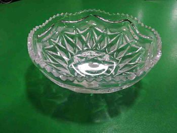 Салатница хрустальная