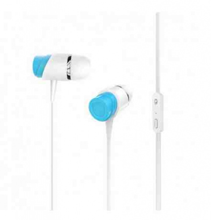 Наушники Golf M4 White/Pink (mic + button call answering)