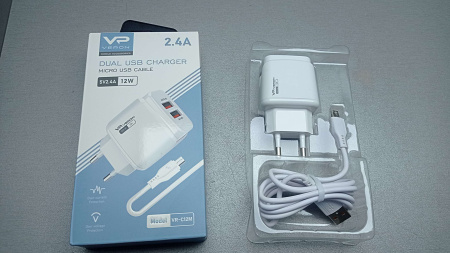 СЗУ Veron VR-C12M set (Micro) 2 USB 2.4A White