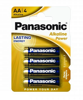 Panasonic ALKALINE POWER AA BLI 4 Sticker