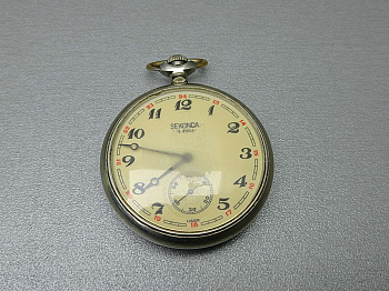Карманные часы Sekonda 18 Jewels локомотив поезда