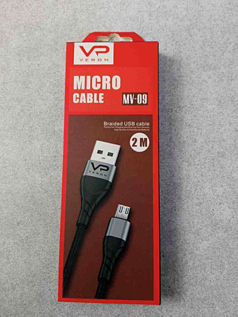 MV09 Micro Braided USB cable 2m