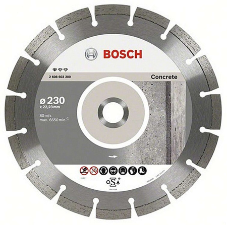 Bosch Standard for Concrete 230x22,23x2,3x10 (2608602200) БУ