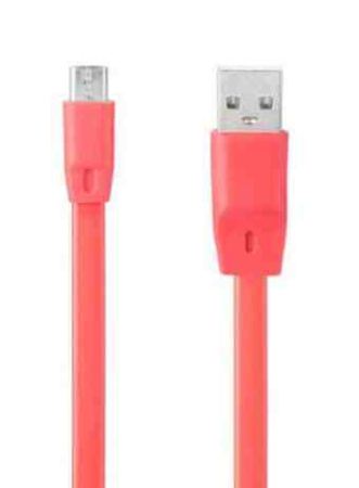 USB Cable Optima Flat Speed MicroUSB (C-014) Red