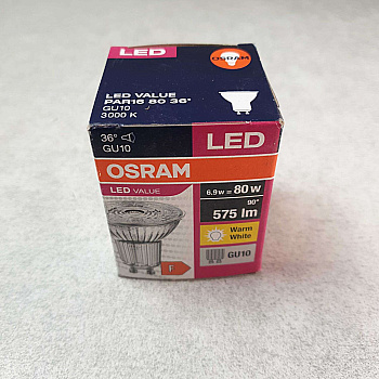 Osram Value PAR16 80 36° 6.9W 575Lm 3000K GU10