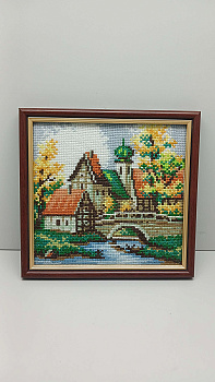 Картина вышитая ручная работа