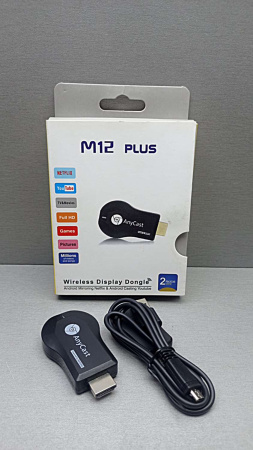 Беспроводной приемник для трансляции с смартфона M12 Plus