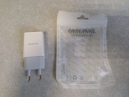 СЗУ iMax IM-33 1 USB 2A White